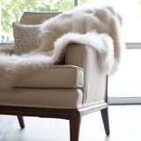 50" x 60" Royal White Long Hair Faux Fur Throw - Homeroots - Flyclothing LLC