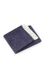 Soft Navy Blue Links Pattern Throw Blanket - Homeroots - Flyclothing LLC