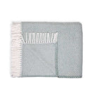 Soft Sage Links Pattern Throw Blanket - Homeroots - Flyclothing LLC