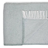 Soft Sage Links Pattern Throw Blanket - Homeroots - Flyclothing LLC
