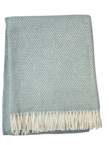 Soft Sky Blue Links Pattern Throw Blanket - Homeroots - Flyclothing LLC