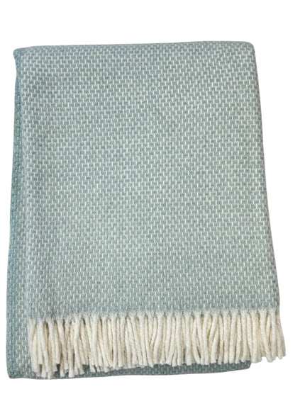 Soft Sky Blue Links Pattern Throw Blanket - Homeroots - Flyclothing LLC