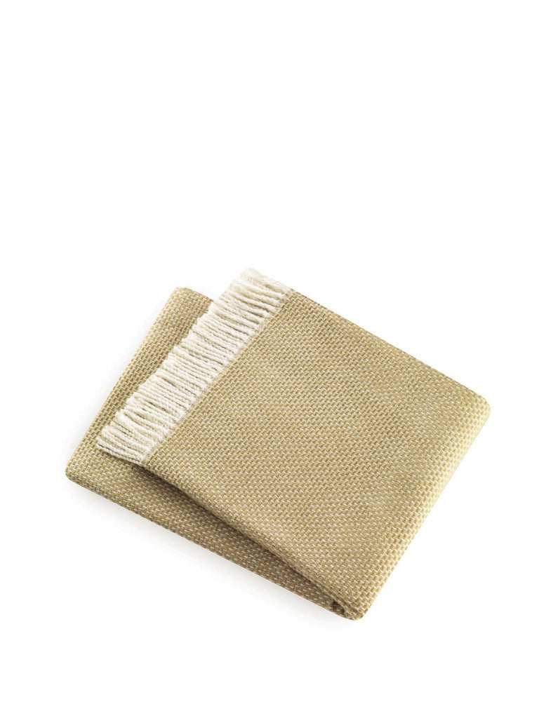 Soft Yellow Stone Links Pattern Throw Blanket - Homeroots - Flyclothing LLC