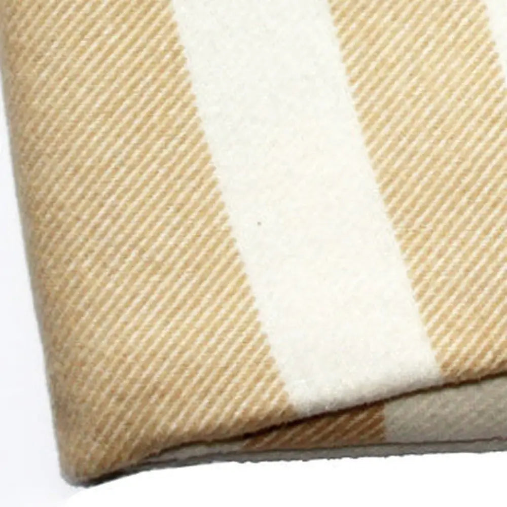 Plush Multi Beige Plaid Throw Blanket with Tassels - Homeroots - Flyclothing LLC