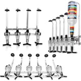 14" Silver Aluminum Alloy and ABS Wall Mounted - Homeroots