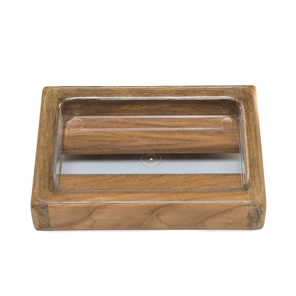 Traditional Solid Teak Vanity Soap Dish - Homeroots - Flyclothing LLC
