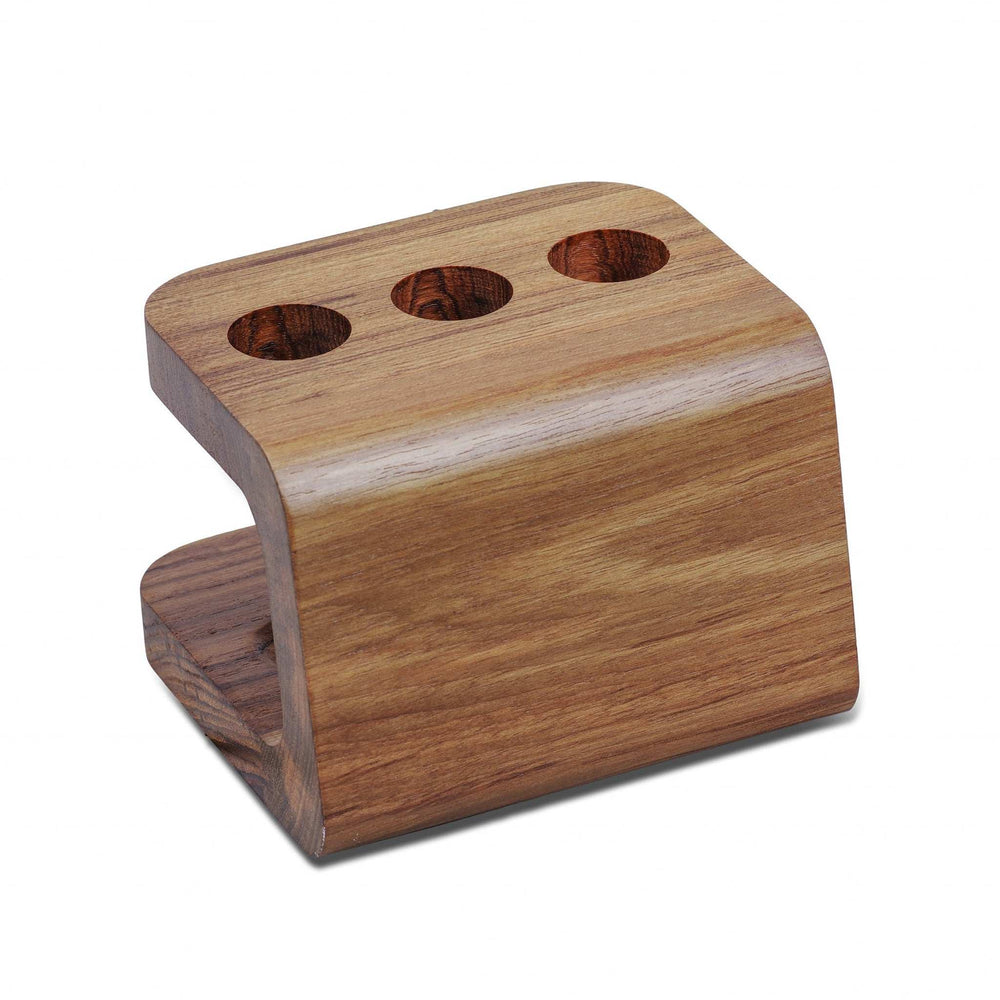 Designer Genuine Teak Toothbrush Holder - Homeroots - Flyclothing LLC
