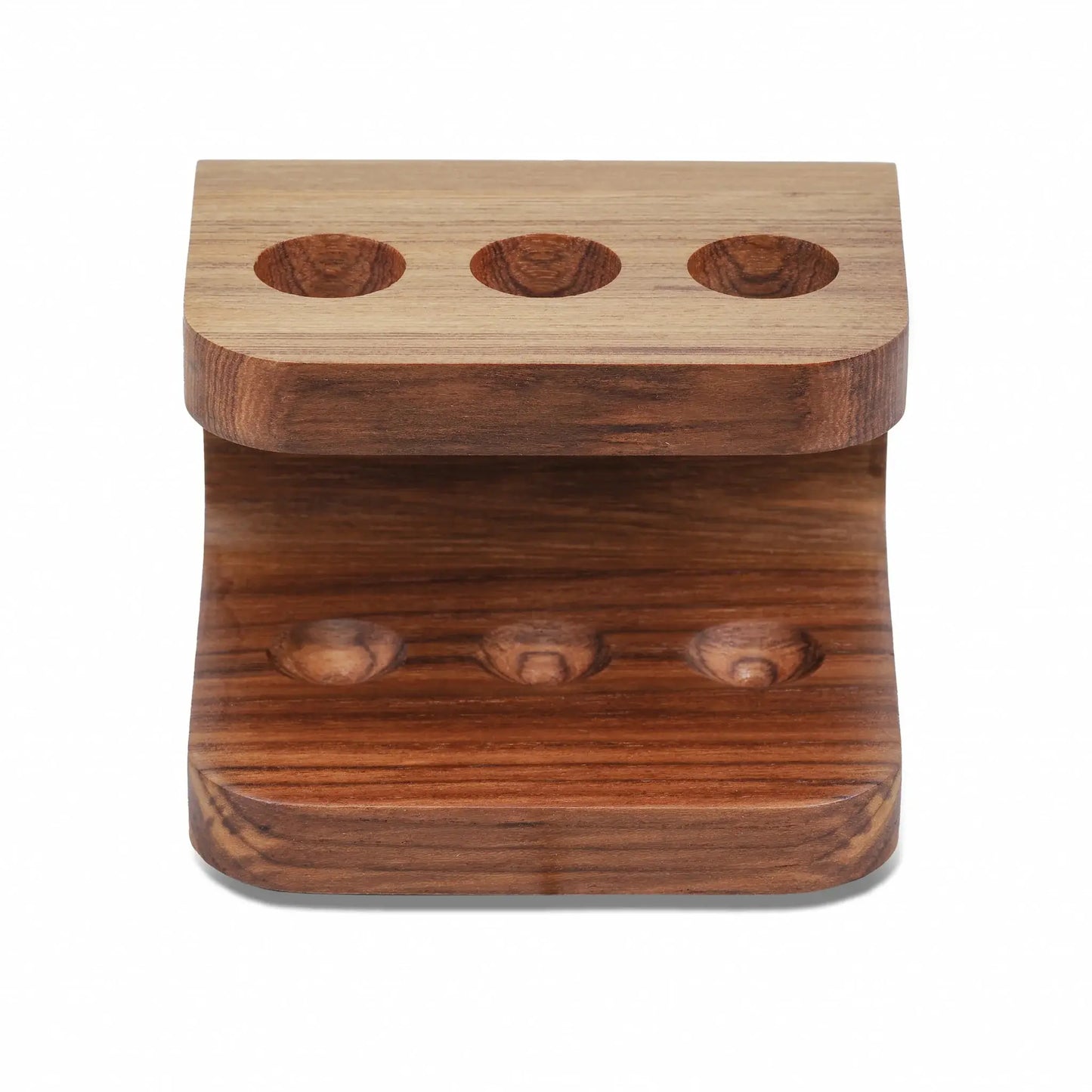 Designer Genuine Teak Toothbrush Holder - Homeroots - Flyclothing LLC