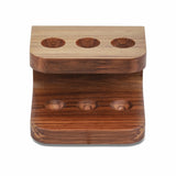 Designer Genuine Teak Toothbrush Holder - Homeroots - Flyclothing LLC