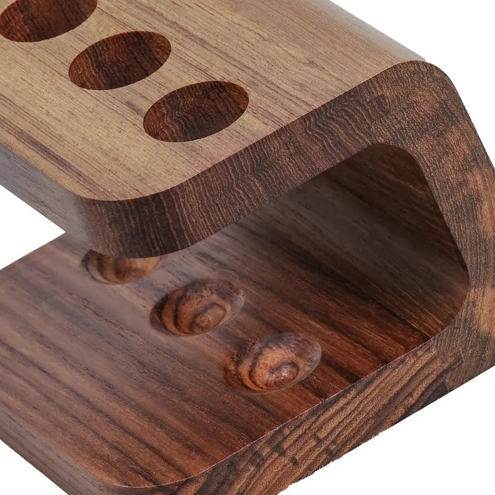 Designer Genuine Teak Toothbrush Holder - Homeroots - Flyclothing LLC
