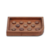 Designer Genuine Teak Soap Dish - Homeroots