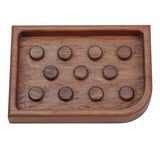 Designer Genuine Teak Soap Dish - Homeroots
