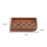 Designer Genuine Teak Soap Dish - Homeroots - Flyclothing LLC