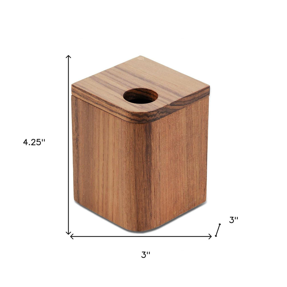 Designer Genuine Teak Cotton Box - Homeroots - Flyclothing LLC