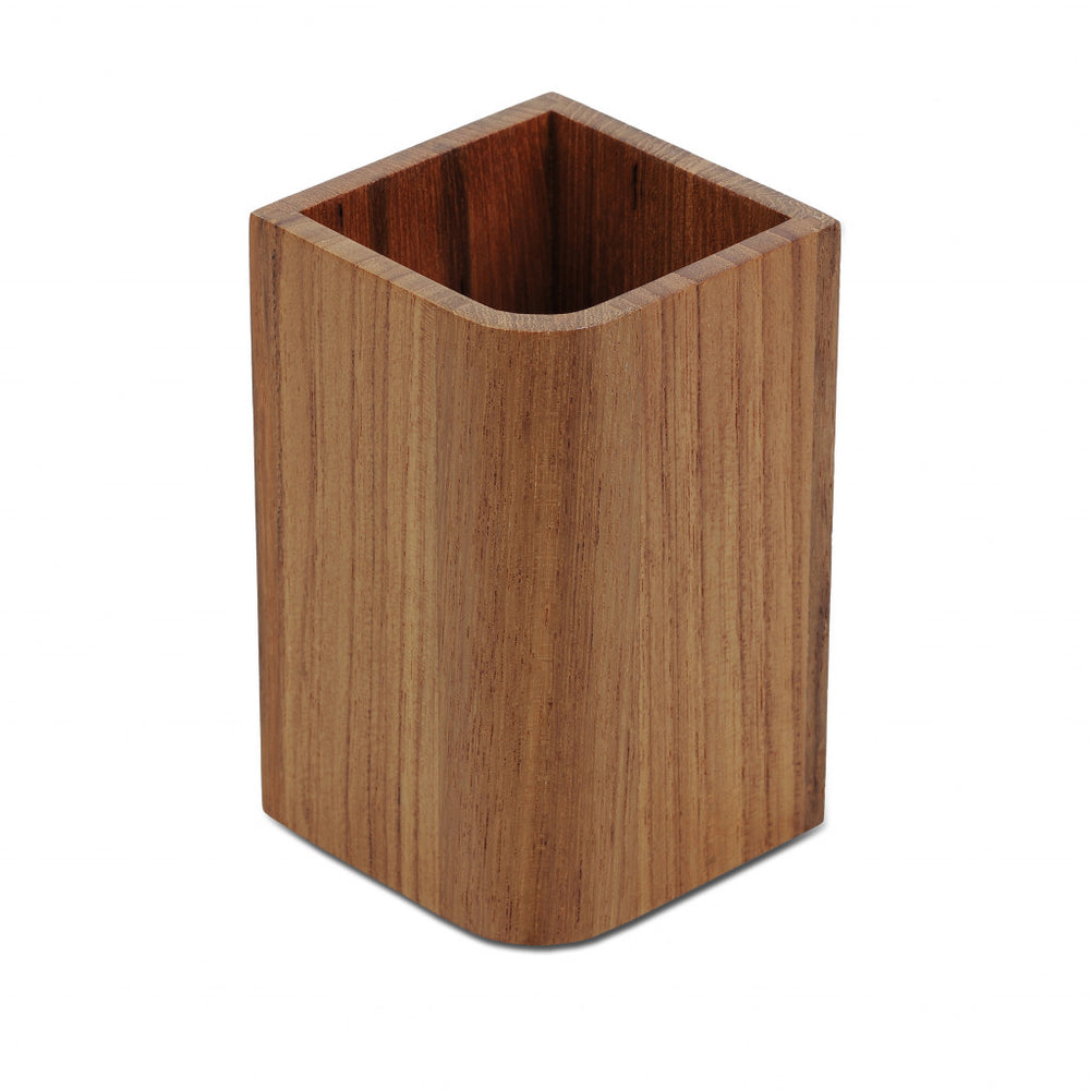 Designer Genuine Teak Tumbler - Homeroots