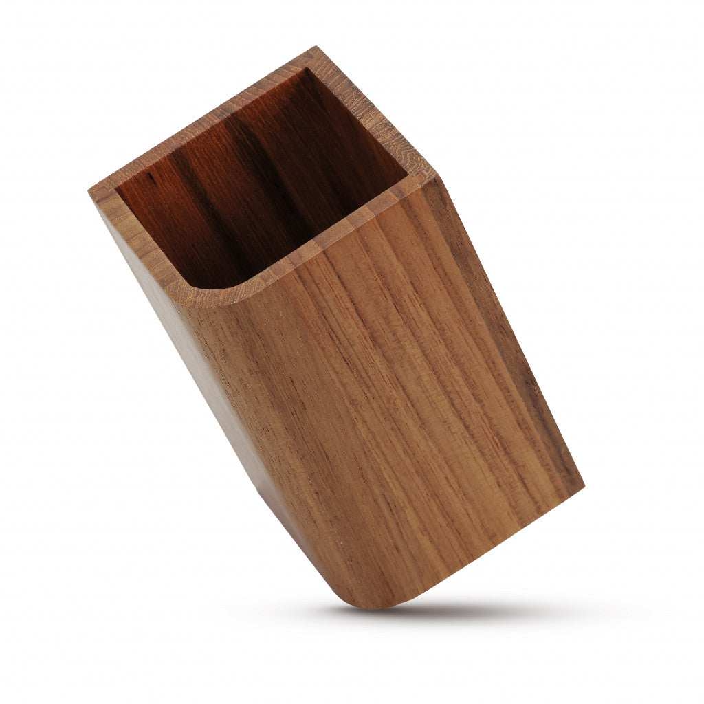 Designer Genuine Teak Tumbler - Homeroots - Flyclothing LLC