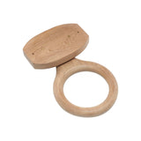 Traditional Solid Teak Heavy Duty Towel Ring - Homeroots - Flyclothing LLC