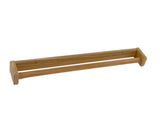 22" Traditional Solid Teak Towel Bar - Homeroots