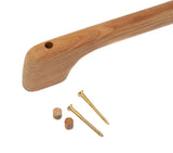 23" Traditional Solid Teak Towel Bar - Homeroots