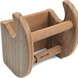 Traditional Solid Teak Magazine and Toilet Paper Holder - Homeroots - Flyclothing LLC