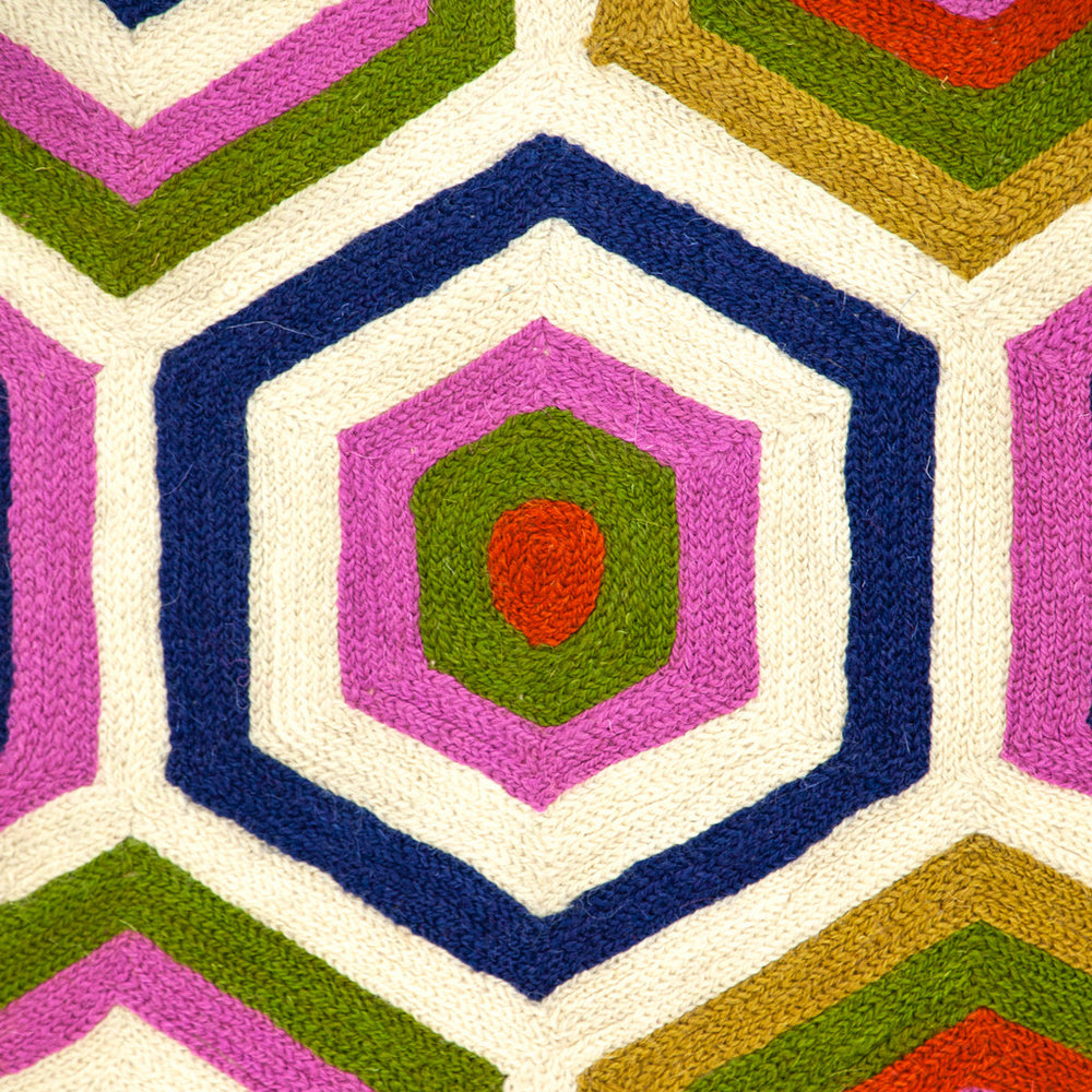 20" Beige and Pink Cotton Throw Pillow - Homeroots - Flyclothing LLC