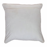 20" Black and Orange Cotton Throw Pillow With Embroidery - Homeroots - Flyclothing LLC