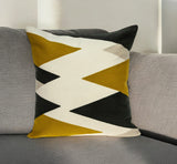 20" White and Black Cotton Throw Pillow - Homeroots - Flyclothing LLC
