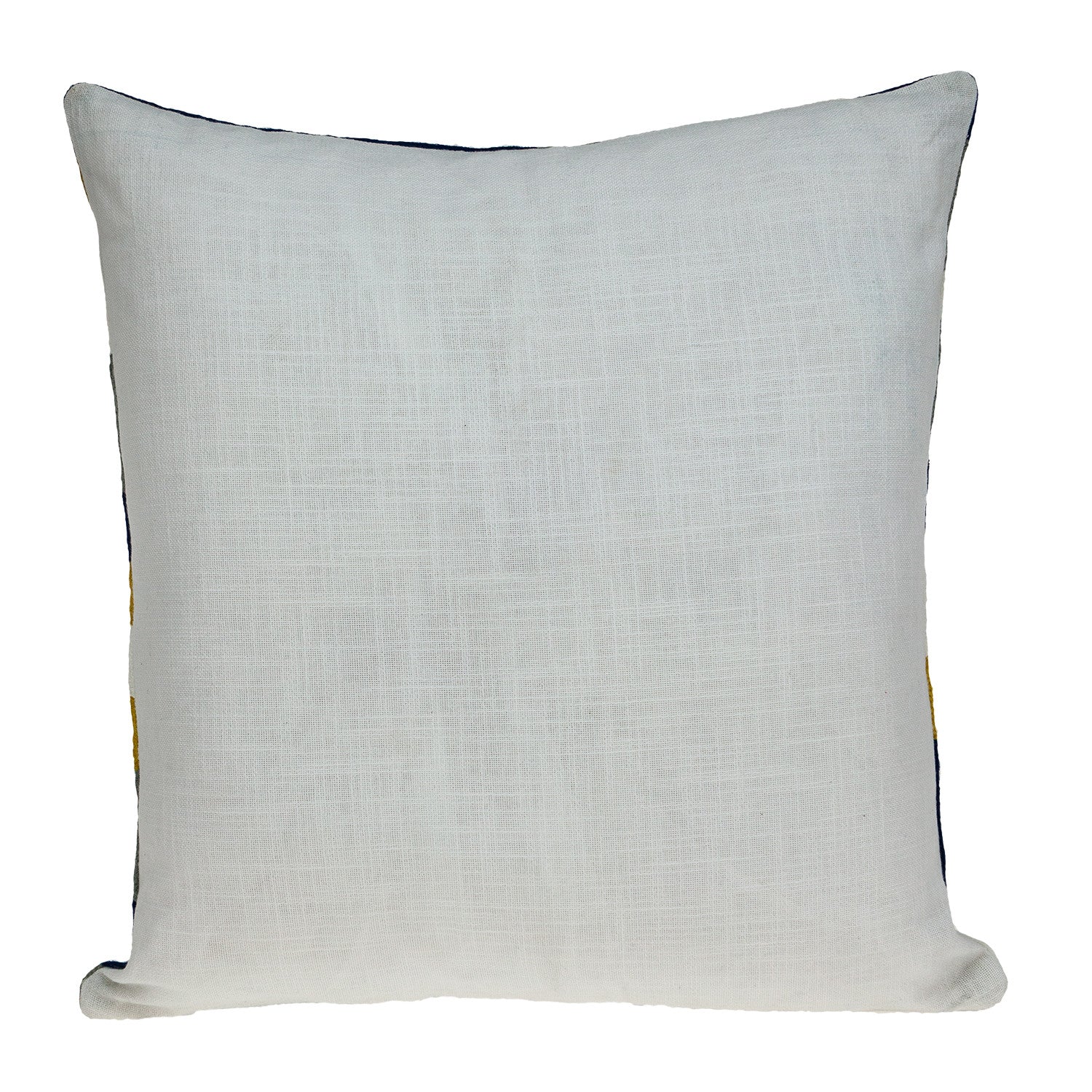 20" Blue and White Cotton Throw Pillow - Homeroots - Flyclothing LLC