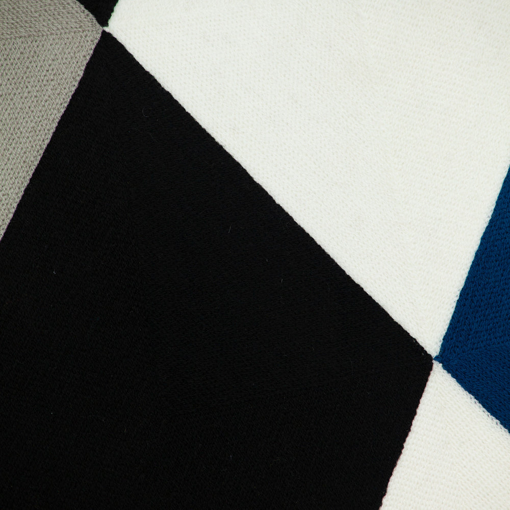 20" Gray and Black Cotton Throw Pillow - Homeroots - Flyclothing LLC