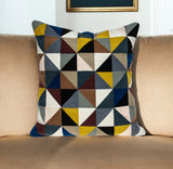 20" Black and Yellow Cotton Throw Pillow - Homeroots - Flyclothing LLC