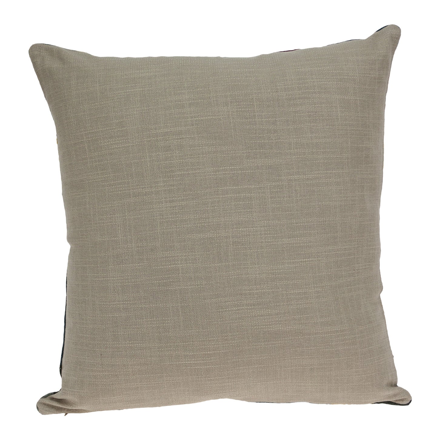 20" Mustard Yellow and Black Cotton Throw Pillow - Homeroots - Flyclothing LLC