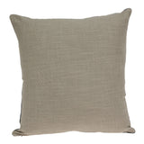 20" Mustard Yellow and Black Cotton Throw Pillow - Homeroots