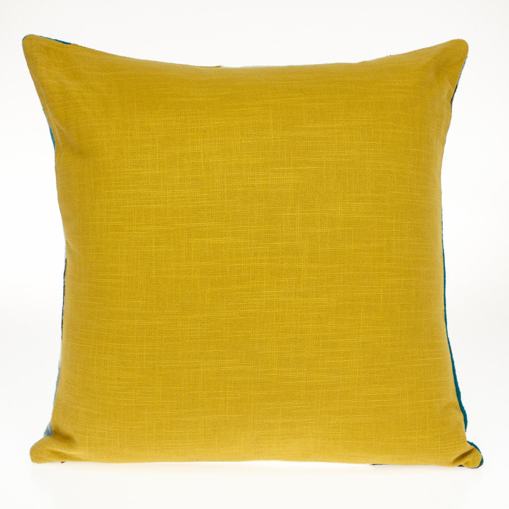 20" Brown and Black Cotton Throw Pillow - Homeroots - Flyclothing LLC
