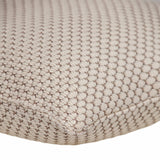 20" x 20" Beige and Pink Woven Square Accent Throw Pillow - Homeroots