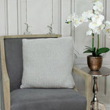 20" x 20" Black and Beige Woven Square Accent Throw Pillow - Homeroots - Flyclothing LLC