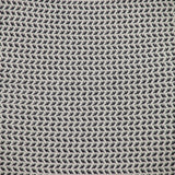 20" x 20" Black and Beige Woven Square Accent Throw Pillow - Homeroots - Flyclothing LLC