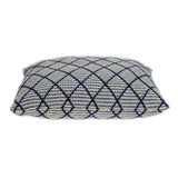 20" x 20" Blue Argyle Transitional Accent Throw Pillow - Homeroots - Flyclothing LLC