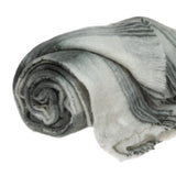 Transitional Gray and White Woven Handloom Throw - Homeroots - Flyclothing LLC