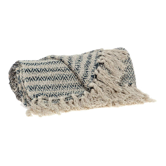 Beige and Taupe Diamond Weave Handloom Throw - Homeroots - Flyclothing LLC