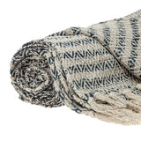 Beige and Taupe Diamond Weave Handloom Throw - Homeroots - Flyclothing LLC