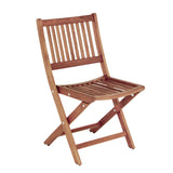24" Brown Solid Wood Indoor Outdoor Deck Chair - Homeroots - Flyclothing LLC
