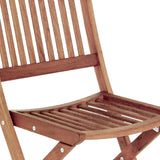 24" Brown Solid Wood Indoor Outdoor Deck Chair - Homeroots - Flyclothing LLC