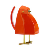 Small Orange and Gold Bird Sculpture - Homeroots