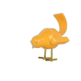 Small Yellow and Gold Bird Sculpture - Homeroots