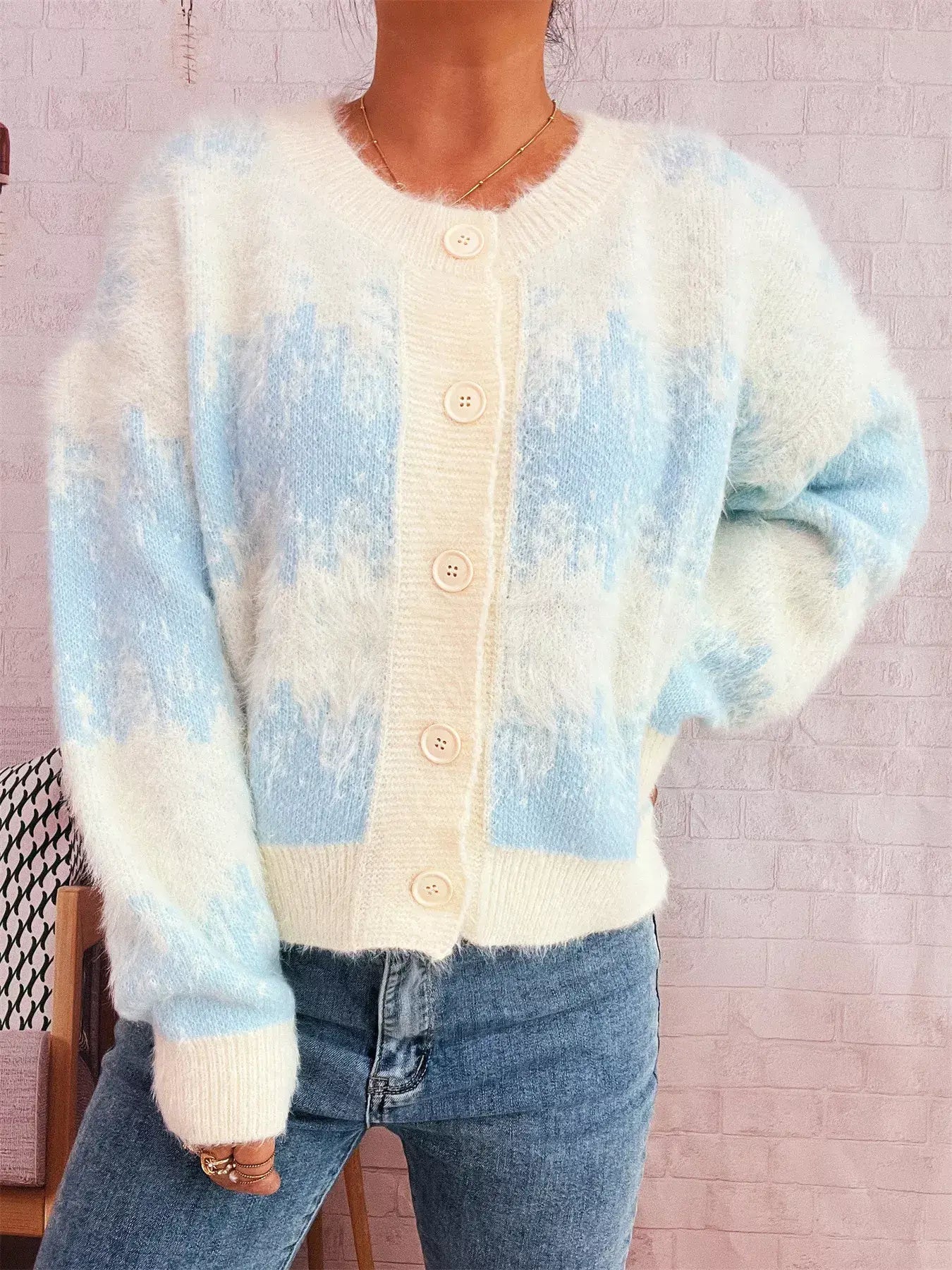 Ribbed Hem Button Up Cardigan - Trendsi - Flyclothing LLC