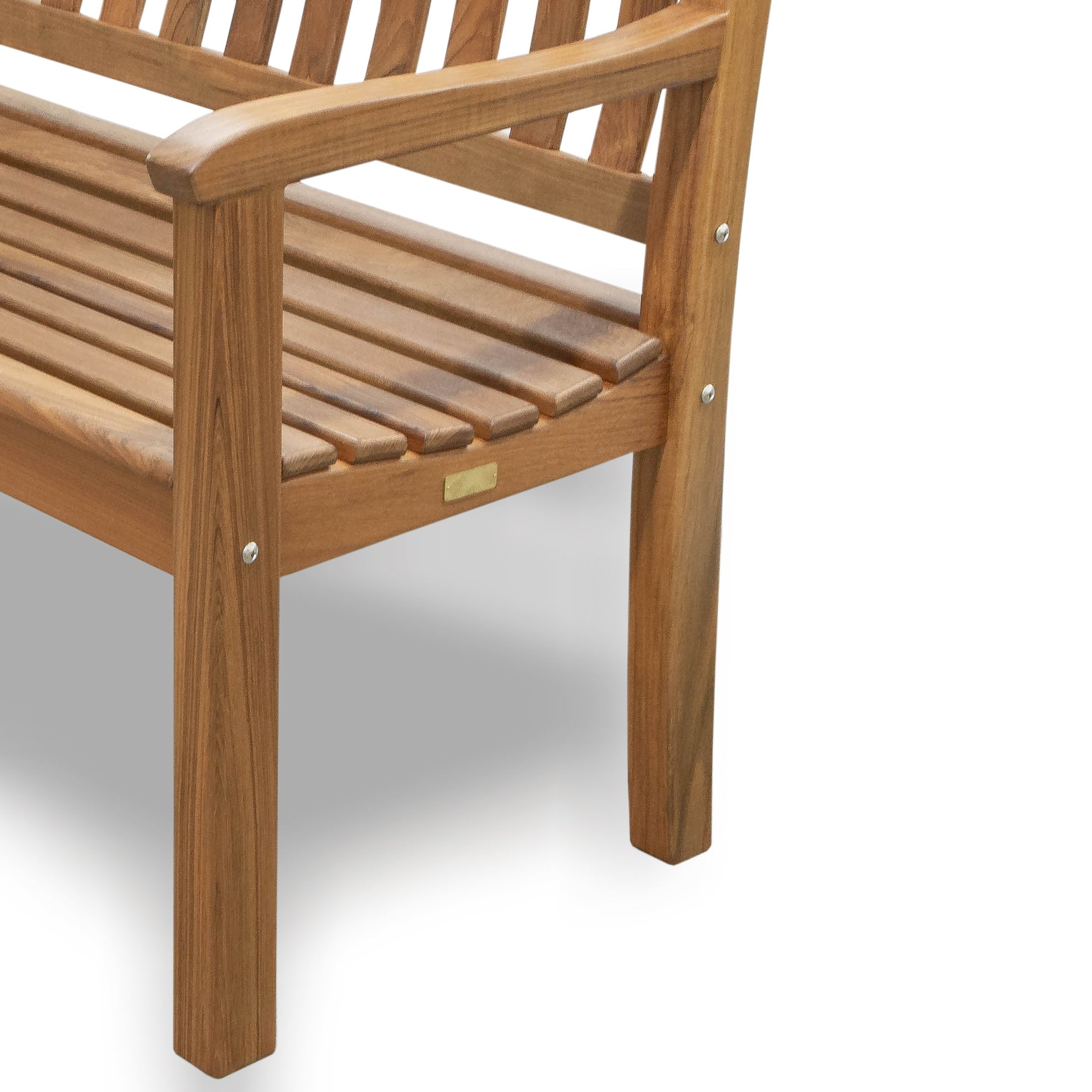 60" Teak Solid Wood Garden Bench - Homeroots - Flyclothing LLC