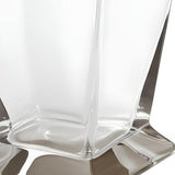34 oz. Clear Mouth Blown Crystal Glass Liquor Decanter - Homeroots