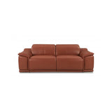 Two Piece Indoor Camel Italian Leather Five Person Seating Set - Homeroots - Flyclothing LLC