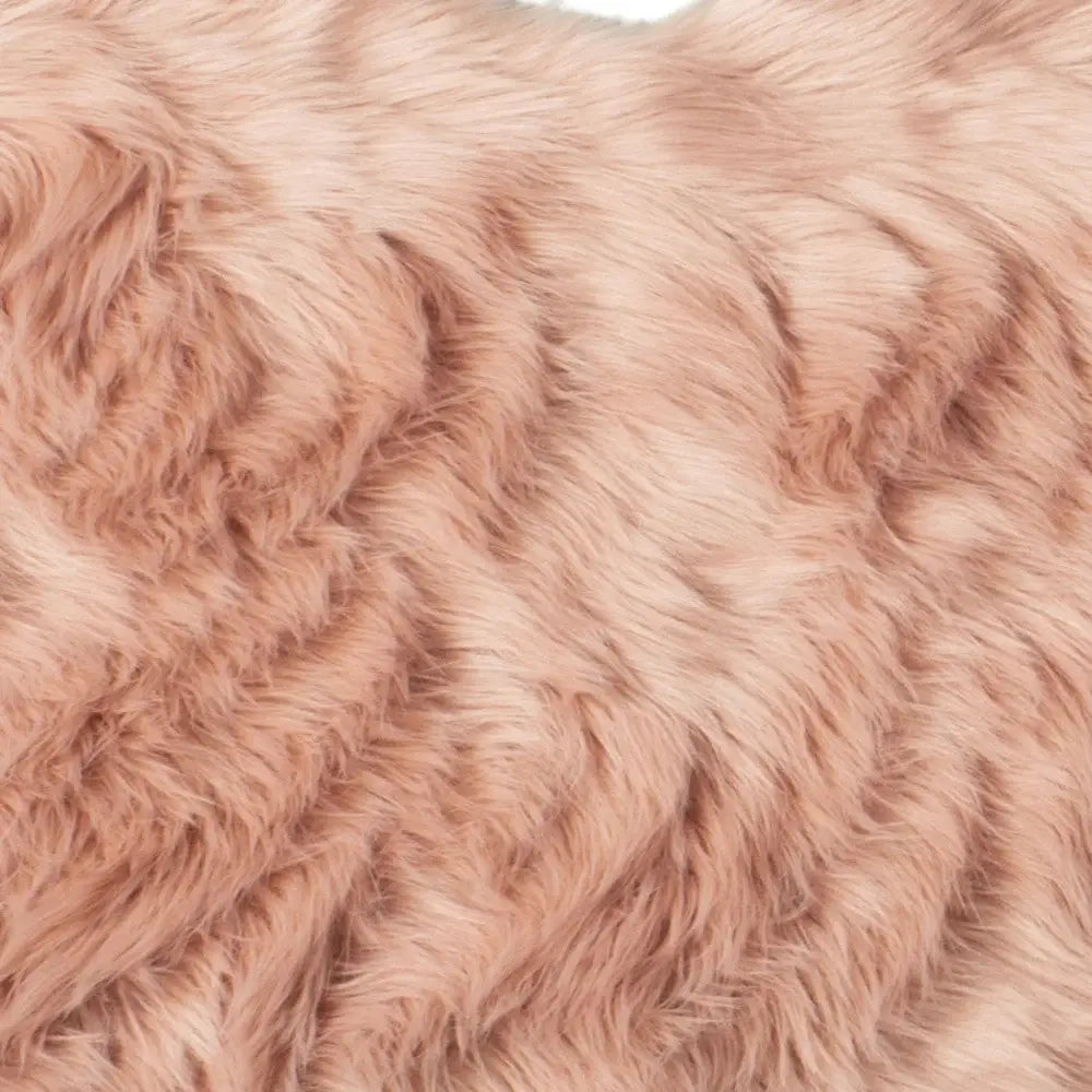 4' X 6' Grey Faux Fur Washable Non Skid Area Rug - Homeroots - Flyclothing LLC