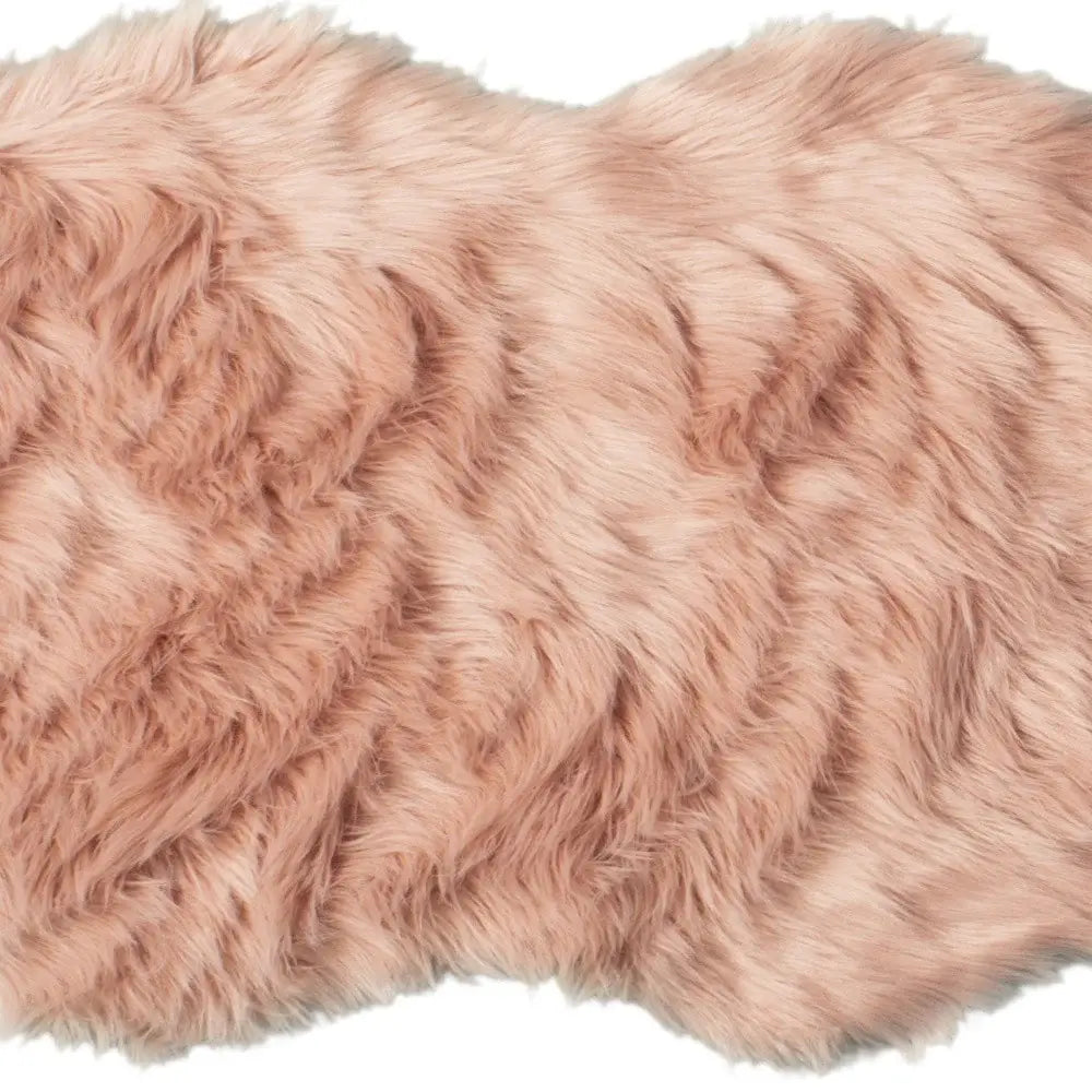 4' X 6' Grey Faux Fur Washable Non Skid Area Rug - Homeroots - Flyclothing LLC